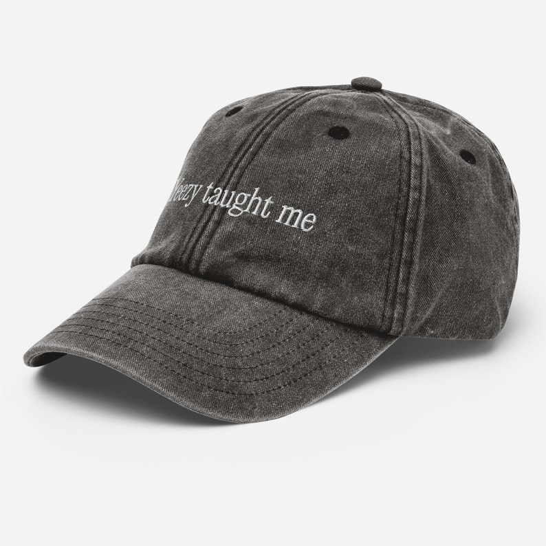 Yeezy taught me - Washed black hat
