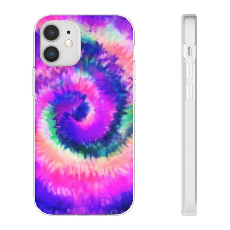 Tie Die Retro Flexi Phone Case Colourful iPhone Samsung