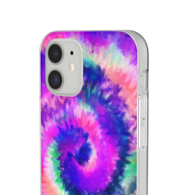 Tie Die Retro Flexi Phone Case Colourful iPhone Samsung
