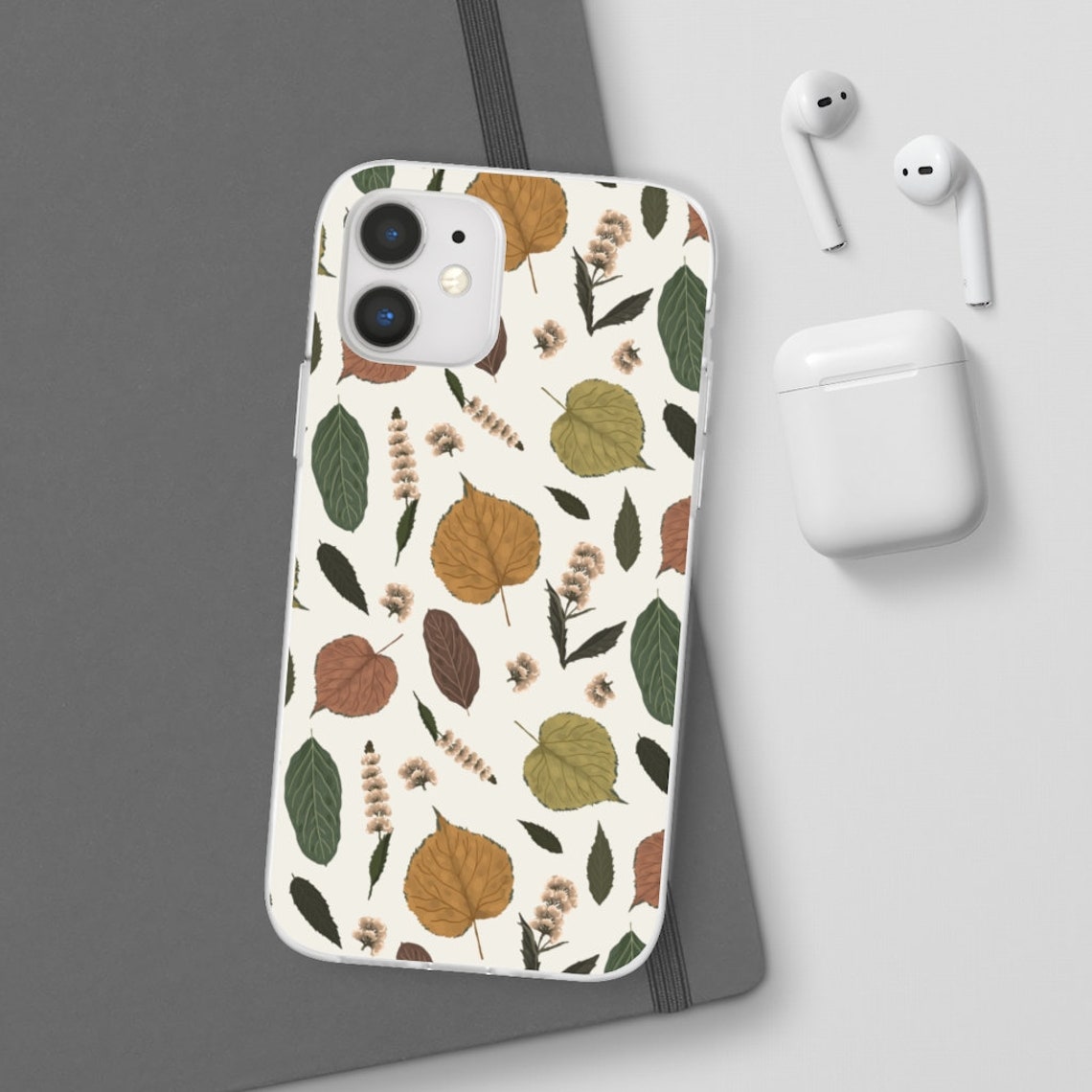 Pressed Flower Flexi Phone Case iPhone Samsung Etsy