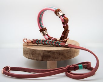 Rope collar | Paracord collar | Dog collar | Dog collar | Dog collar | Leather collar | Fat leather | Climbing rope collar