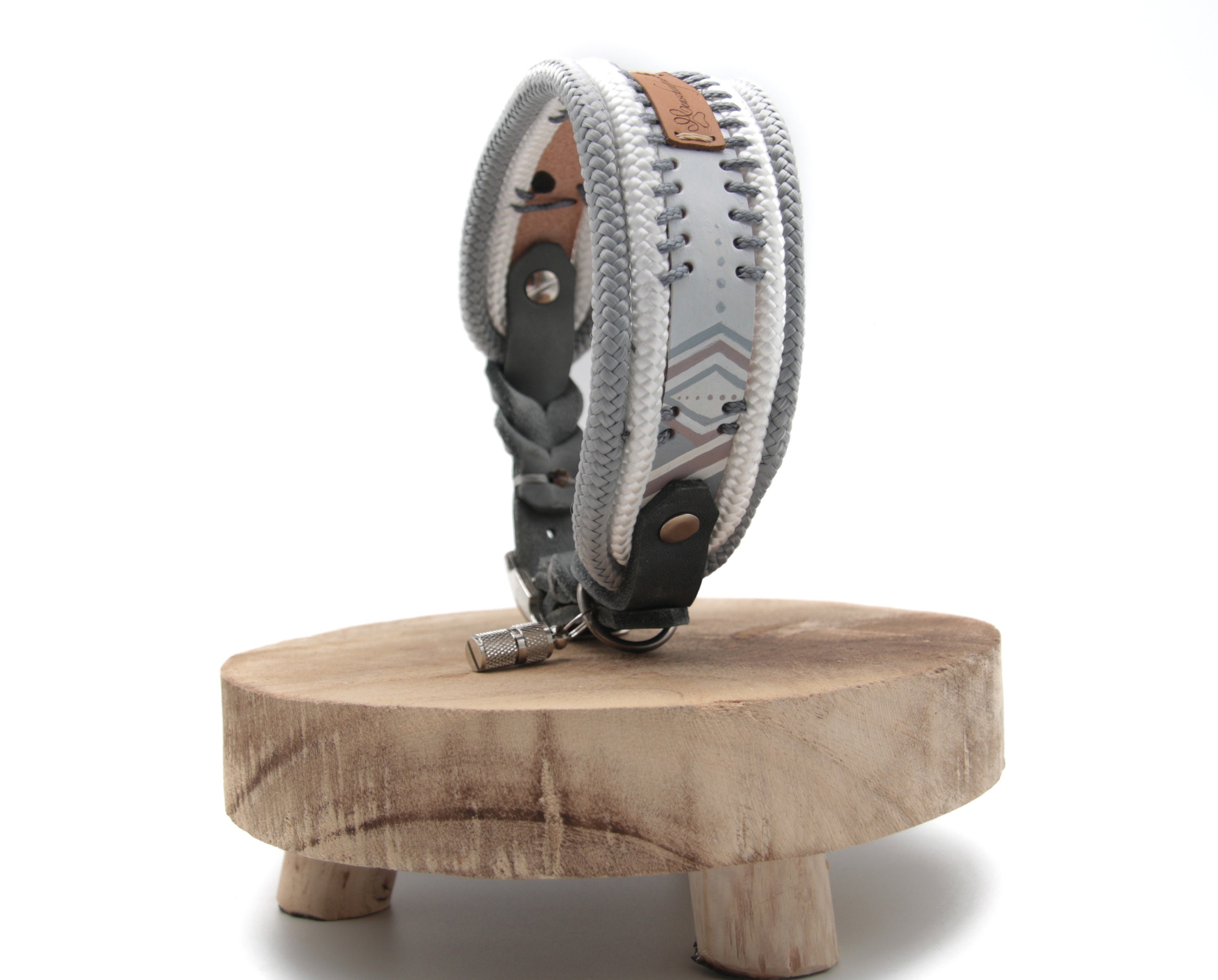 Collare in paracord | Collare in pelle | Collare per cani | Accessori per cani | Collare