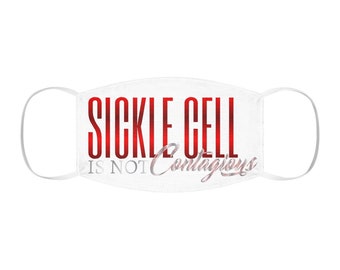 Snug-Fit Polyester Sickle Cell Face Mask