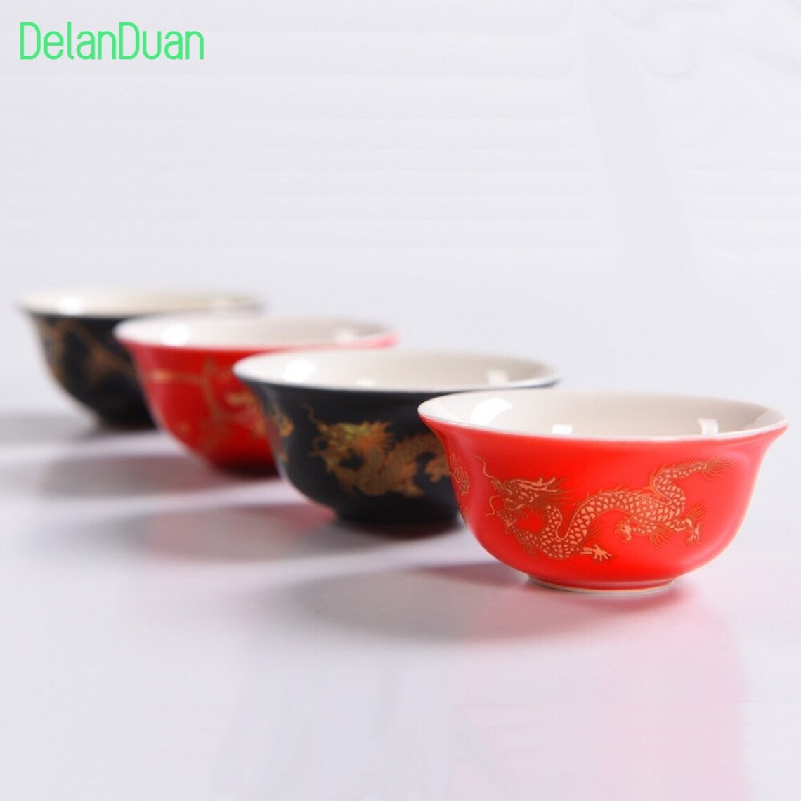 22ML Chinese Tea Cup Set Ceramic Teaset Wedding Gifts Etsy