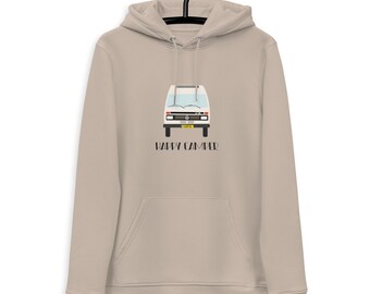 Hoodie unisex - happy camper - VW camper - Bio-Baumwolle