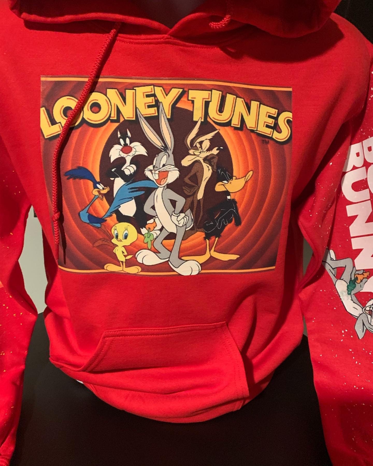 Looney Toons Hoodie Etsy