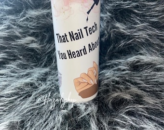 Nail Tech Tumbler: 20oz Stainless Steel Nail Boss Cup