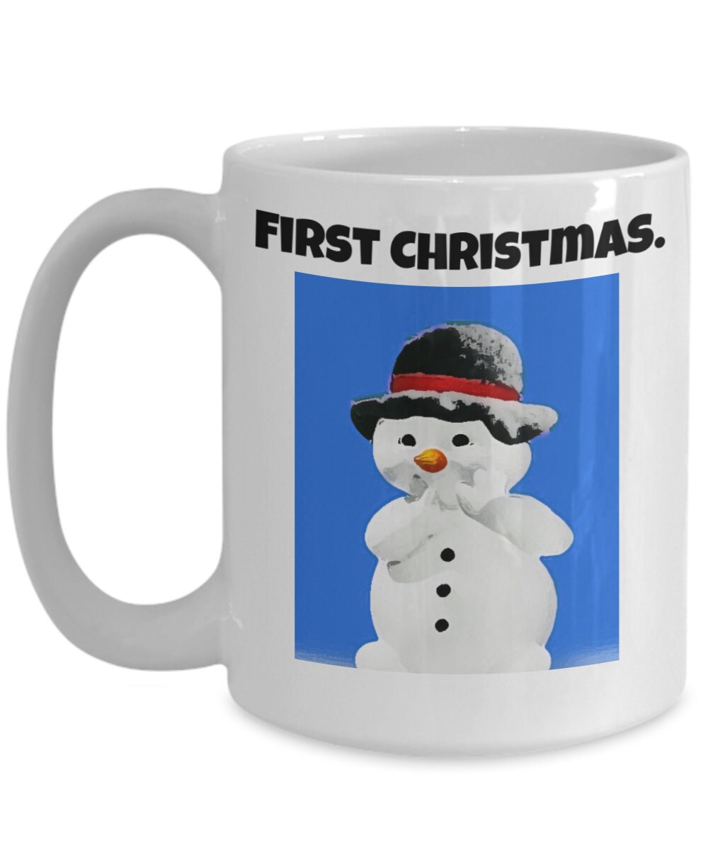 First Christmas mug Merry Christmas mug coffee tea hot | Etsy