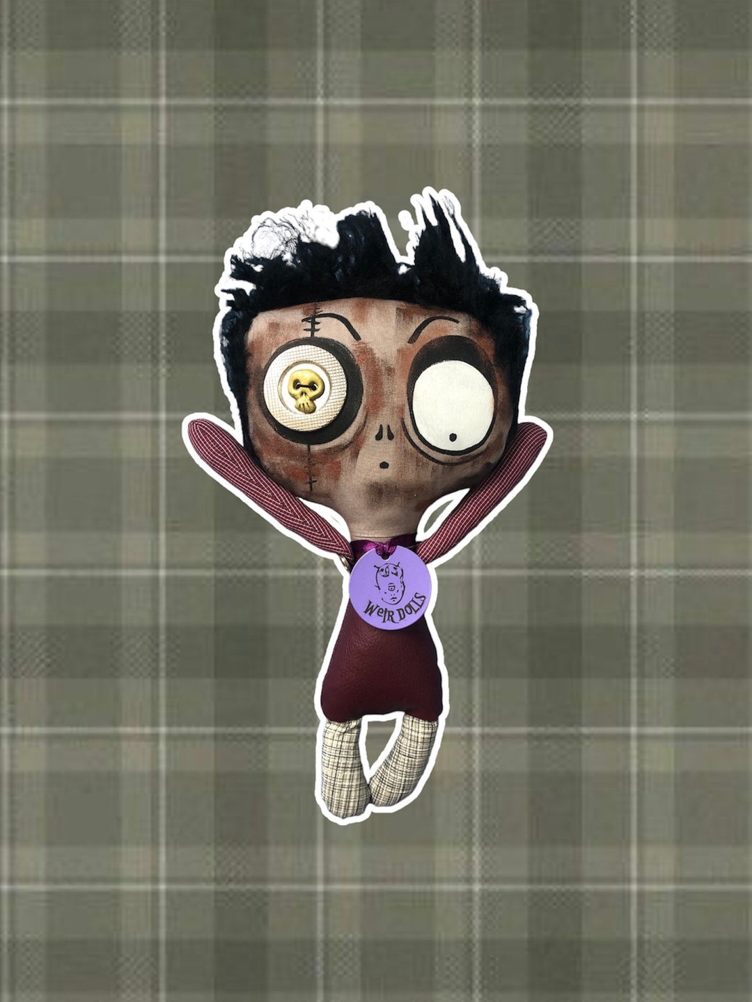 JACK WEIRDOLL Creepydoll Creepycute Handmade Doll Etsy