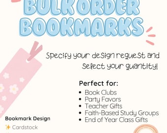 Bulk Paper Bookmarks: Laminated Cardstock, Wholesale Bookmarks