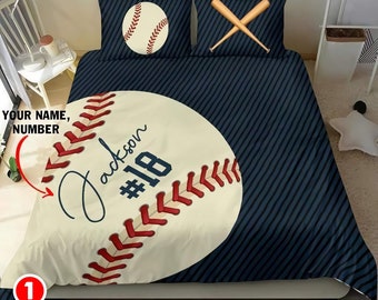 baseball bedding for kids
