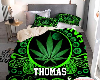 Marijuana Bedding Etsy