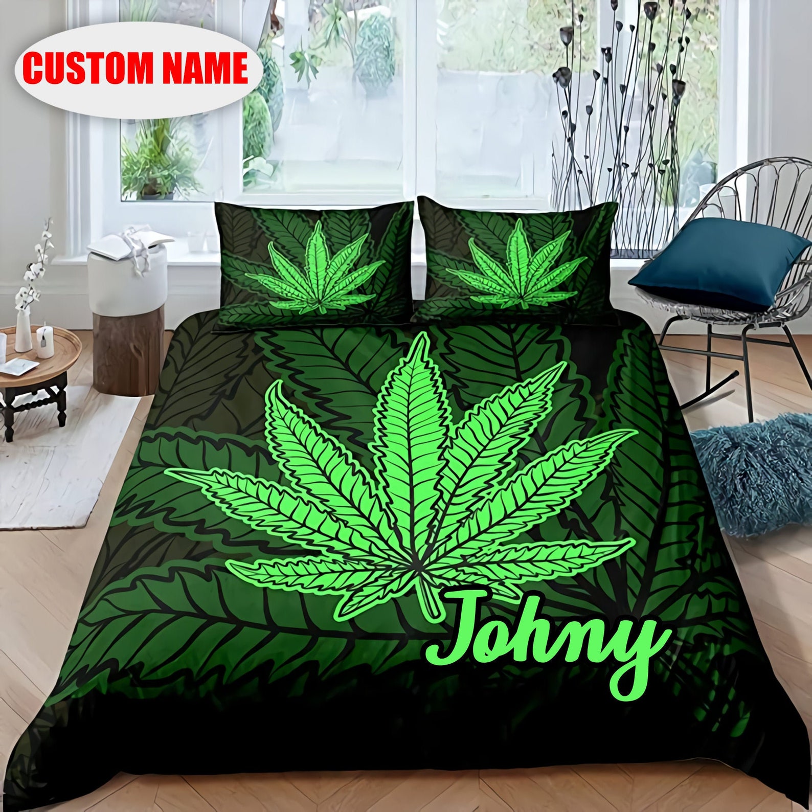 Weed Bed Comforter 83 - d7dxtru