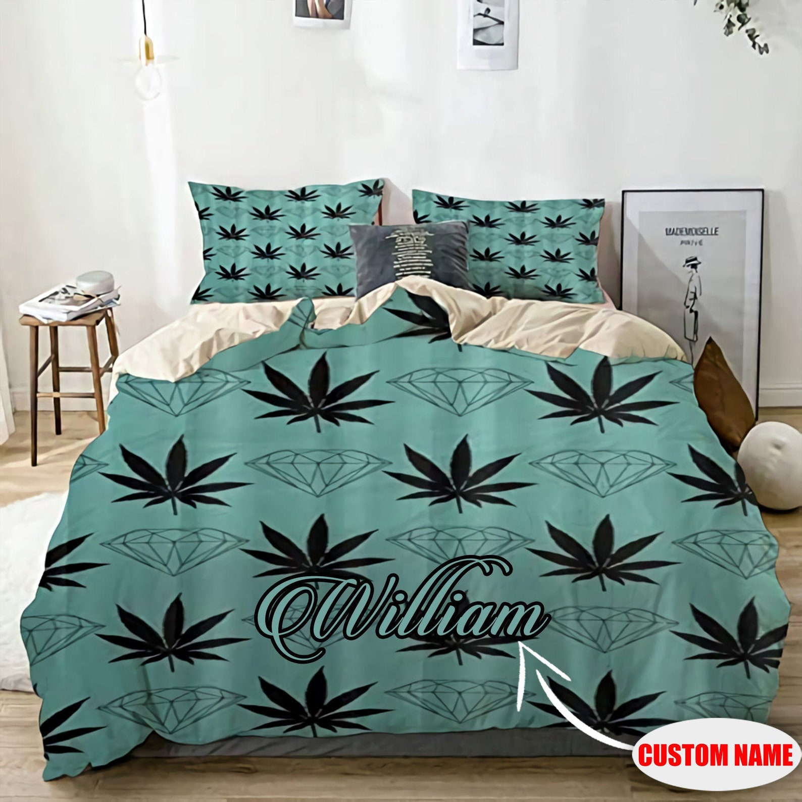 Weed Bed Comforter 83 - vrldck9