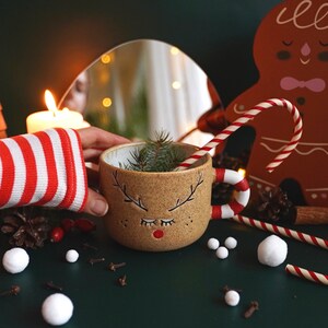 Handmade Christmas mug from Scandinavia image 2