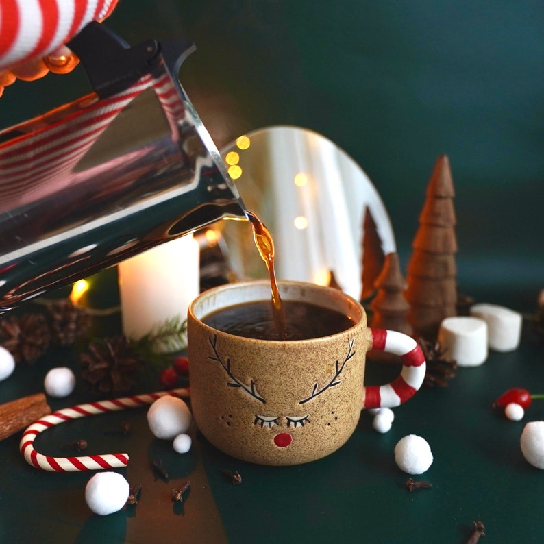 Handmade Christmas mug from Scandinavia image 4