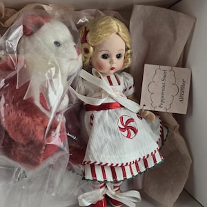 Madame Alexander Peppermint Swirl | NIB Collectible Doll | Holiday Display Ready