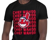 Cleveland Indians Long Live Chief Wahoo T-Shirt Sport Super Bowl Tee Baseball Shirt Unisex T-Shirt
