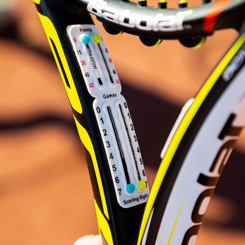 Scoring Right Portable Tennis Racquet Scorekeeper Easily Etsy