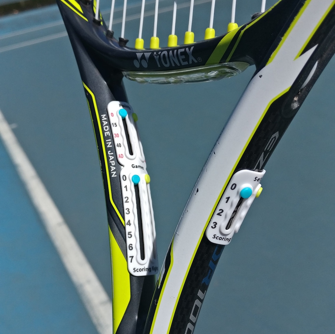 Scoring Right Portable Tennis Racquet Scorekeeper Easily Etsy