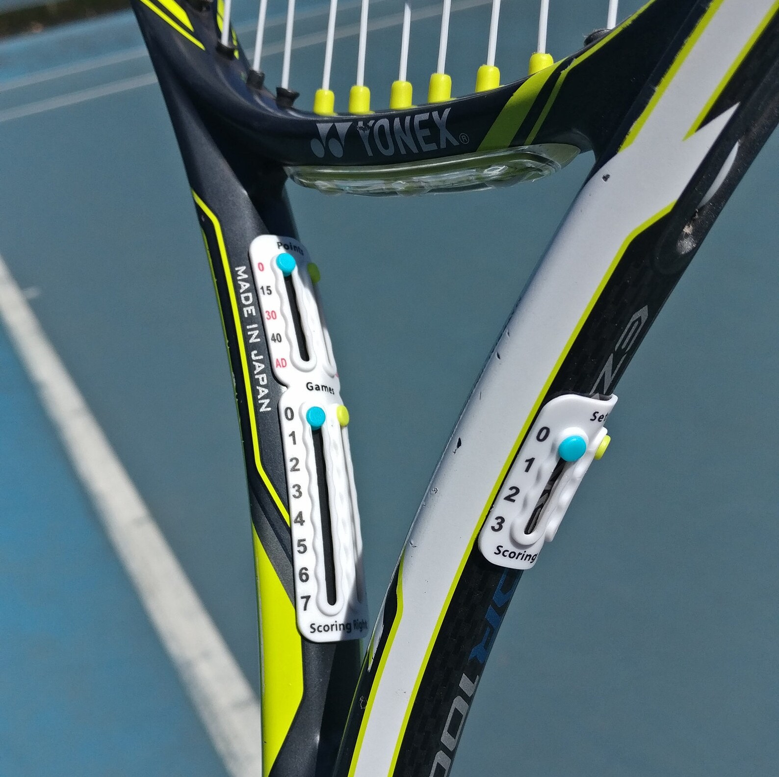 Scoring Right Portable Tennis Racquet Scorekeeper Easily Etsy