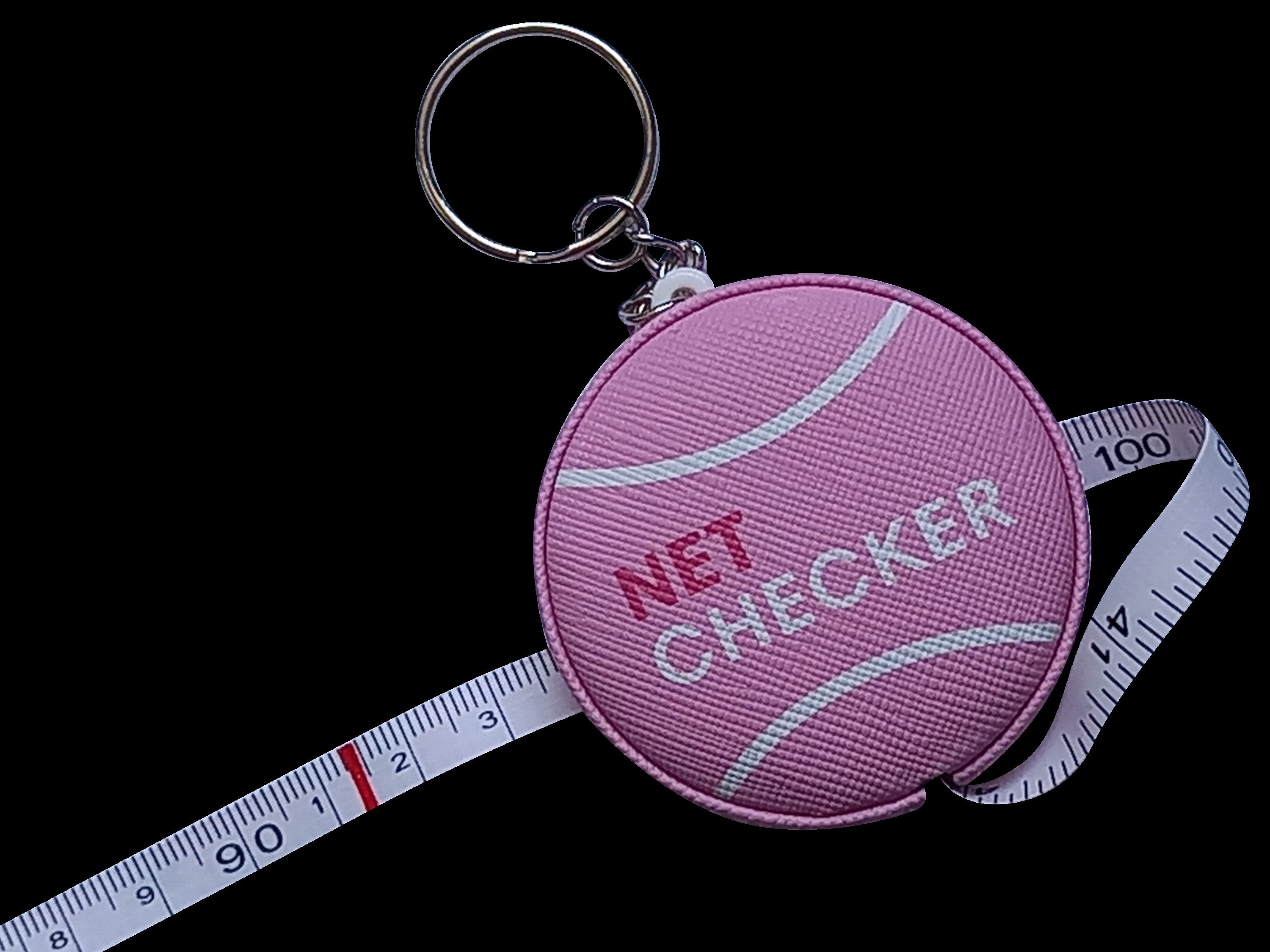 Tennis Net Height Measuring Device With a Tennis Ball Design