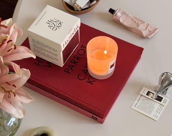 COAL HEARTHWOOD Scented Candle – Hand-Poured Soy Wax, London Design, Minimalist Home Decor