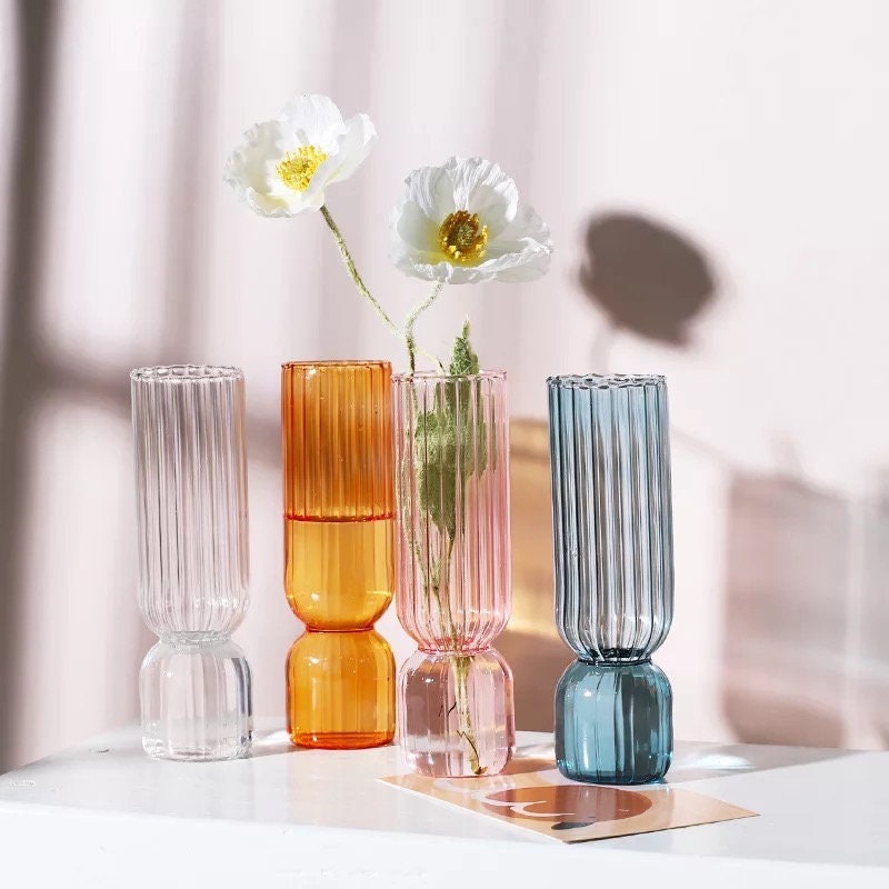 Soufflé, Vase | Vase en Verre Artisanal de Style Nordique. Cadeau Fête Des Mères