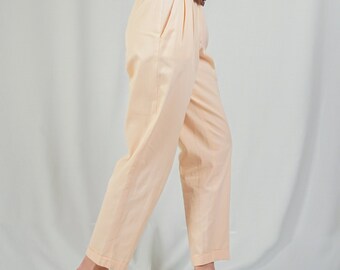 Peach Colored Vintage Trousers