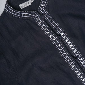 Black Linen Top image 7