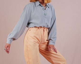 Light Blue Vintage Blouse