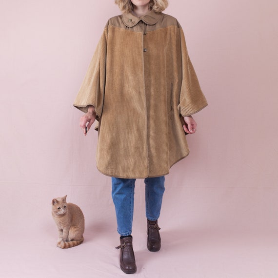corduroy seventies cape