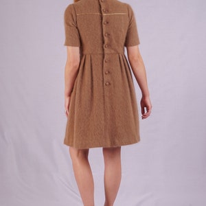 Bruine mohair jurk afbeelding 4