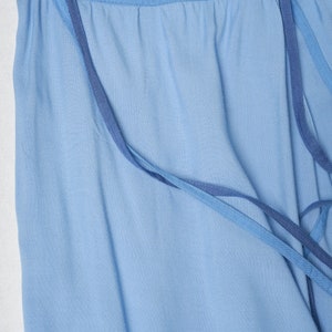 Light Blue Wrap Skirt image 8