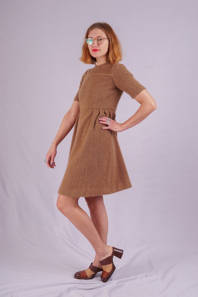 Brown Mohair Dress image 2