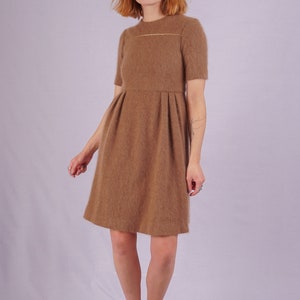 Bruine mohair jurk afbeelding 5