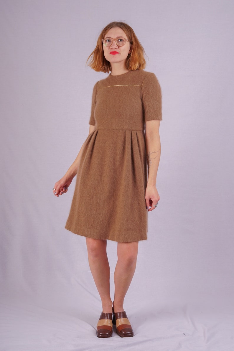 Brown Mohair Dress image 5