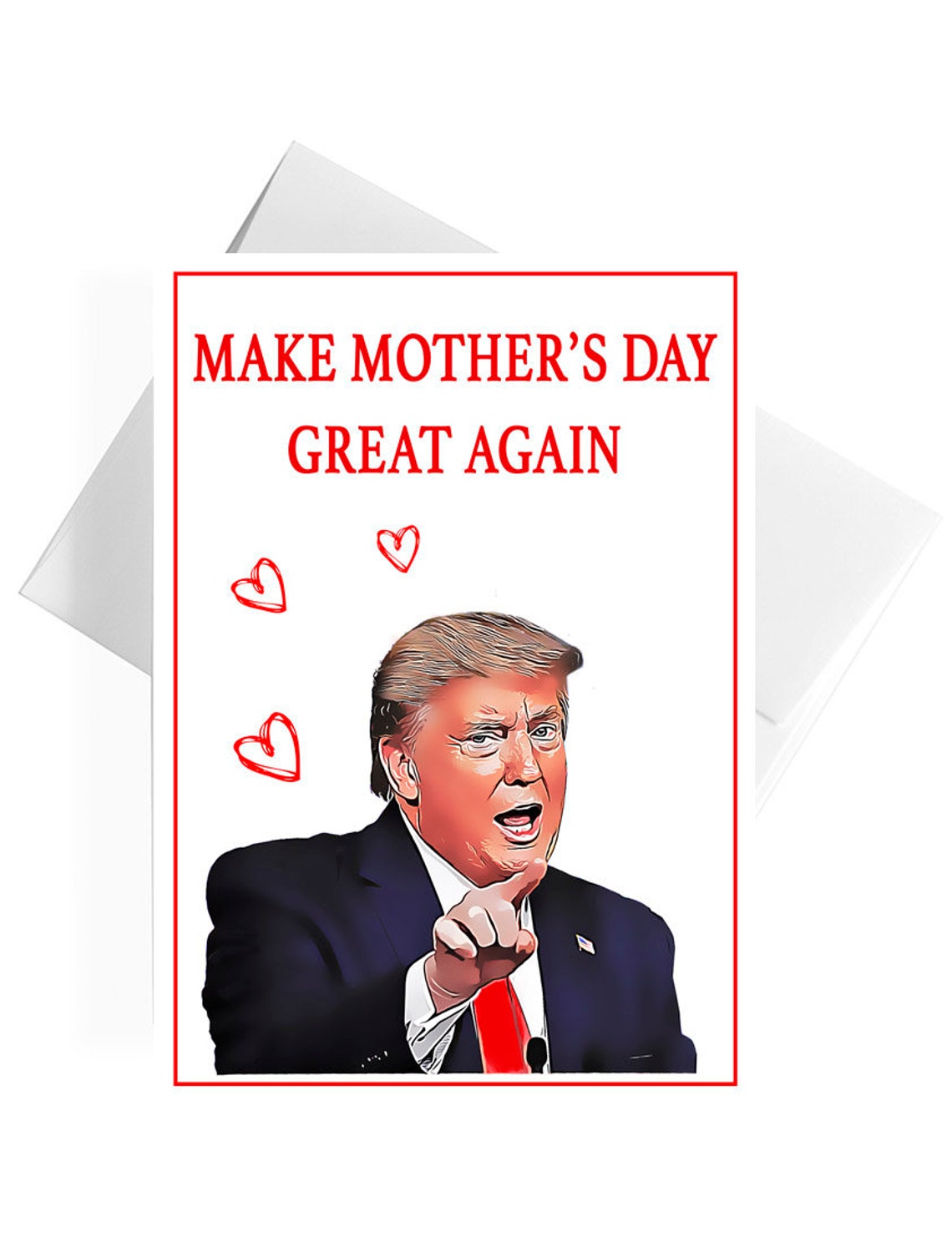 Donald Trump Mothers Day Card Make Mothers Day Great Again Etsy