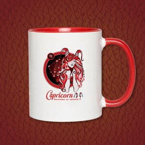 Steinbock Tasse, Sternzeichen Astrologie Tasse, Astrologie Liebhaber Geschenk für Steinbock Sternzeichen, Süße Sternbild Tasse, Horoskop Geburtstagsgeschenk