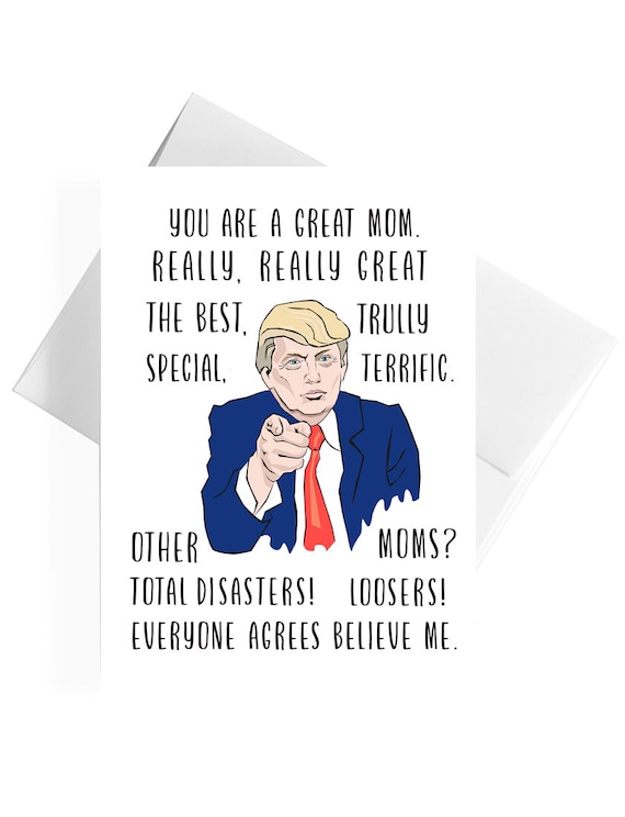 Donald Trump Mothers Day Card Recount Funny Mom Day Card Etsy Donald trump mothers day card recount funny mom day card etsy