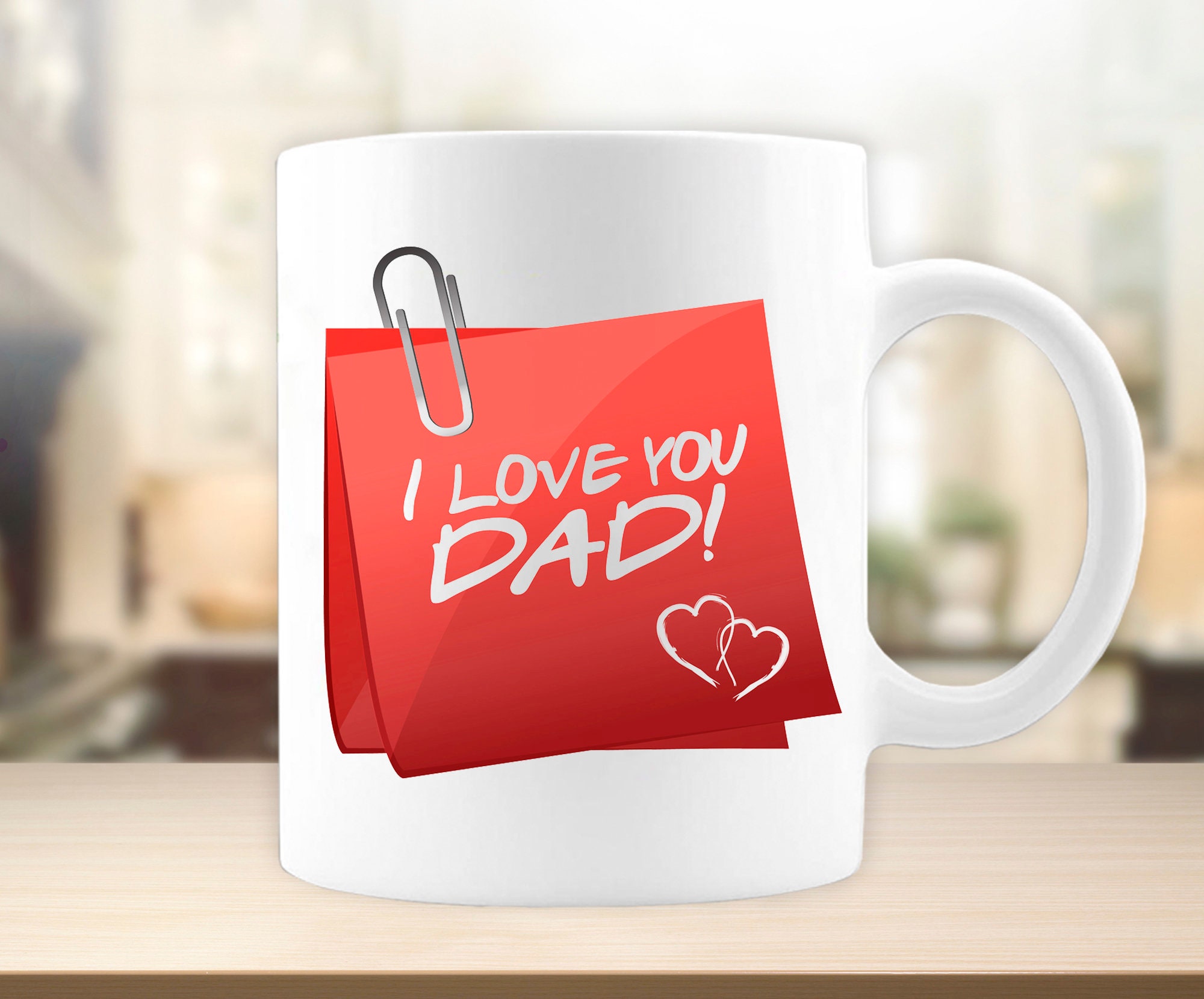 Te amo papá taza de café me encanta papá taza regalo del