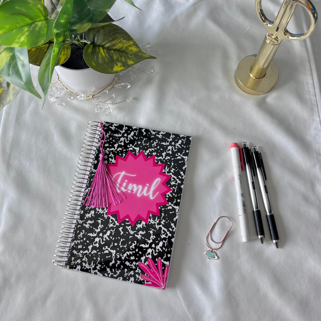 BEST School Notebook Personalizable Composition Journal Etsy