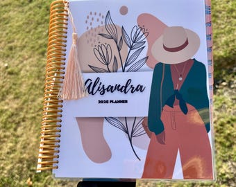 2026 Personalized All-In-One Planner | Black Girl Planner | Jan–Dec Vertical Planner | Budget, Fitness, Debt & Goal Journal