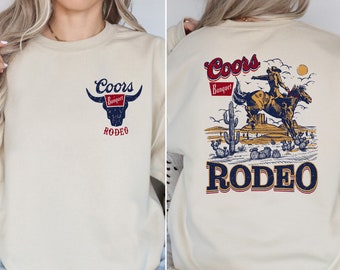 Coors Western Cowboy T-Shirt, Vintage 90s Graphic Western Shirt, Retro Coors Tee, Rodeo Oversize Cowboy Shirt, Wild West Gift, Cool Gift