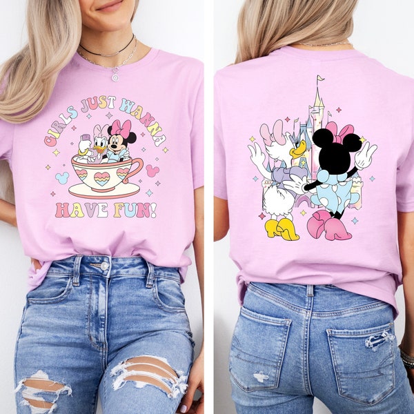 Disney Minnie Daisy Summer Shirt, Girls Just Wanna Have Sun, Disney Besties Shirt, Disney Summer Shirt, Disneyworld Shirt