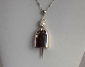 Silverware Bell Pendant