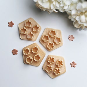Micro Flowers Cutter, Polymer Clay Cutter, Mini Flower Cutter, Flower Micro Cutter, Micro Clay Cutter, Mini Cutters for Polymer Clay