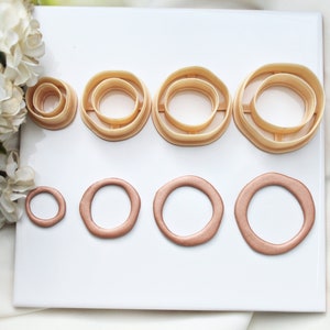 Organic Shape Clay Cutter, Polymer Clay Cutter, Cookie Cutter, Clay Cutter, Clay Tools, Organic Polymer Clay Cutter, Organic Shape Circle