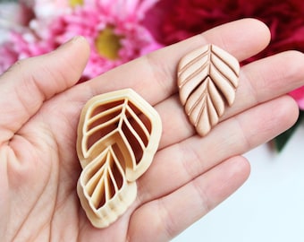 Polymer Clay Cutter Leaf, Polymer Clay Cutter Set, Clay Cutter, Cutter for Polymer Clay Earrings, Fimo Tool