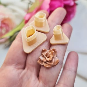 Micro Cutter Succulent, Micro Cutter SET, Polymer Clay Cutter, Micro Cutter, Micro Clay Cutter, Petal Polymer Clay Cutter, Succulent Cutter